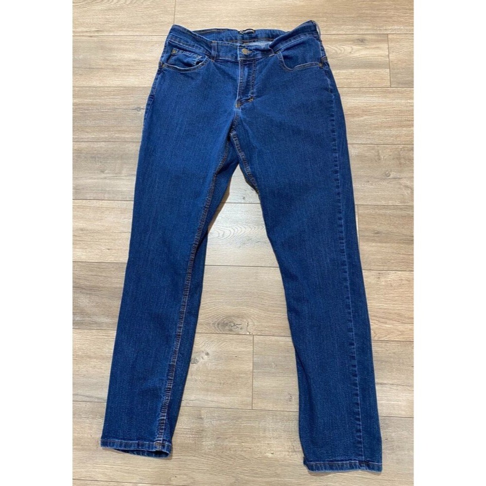 Origin Delta68 Mens 32X32 Tapered Relaxed Dark Stretch Jeans USA Made